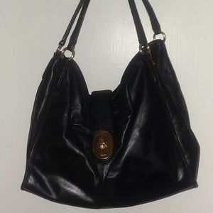 Black Leather Coach Bag